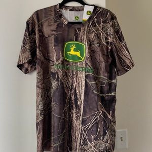 John Deere Green and Brown Camouflage Tee